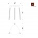 Стул для ванной Colombo Design Black&White B9988.EPB белый Стул для ванной Colombo Design Black&White B9988.EPB белый