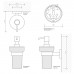 Дозатор для жидкого мыла подвесной Decor Walther Basic WSP 0530800 хром