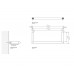 Полотенцедержатель 20 см Decor Walther Mikado 0520660 черный Полотенцедержатель 20 см Decor Walther Mikado 0520660 черный