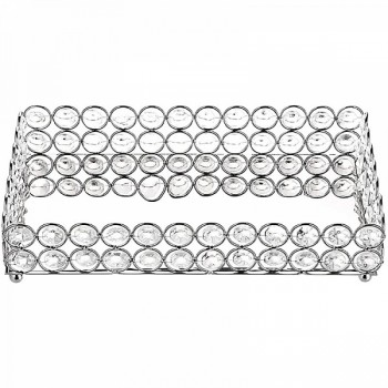 Подставка для предметов 25 см Kassatex Crystal Round Silver CRD-STR-SLV Подставка для предметов 25 см Kassatex Crystal Round Silver CRD-STR-SLV