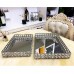 Подставка для предметов 35 см Kassatex Crystal Silver CRY-STR-SLV Подставка для предметов 35 см Kassatex Crystal Silver CRY-STR-SLV