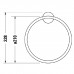 Кольцо для полотенца Duravit Starck T 0099474600 черное