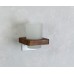 Стакан для зубных щеток подвесной деревянный Bronze De Luxe Forest 10704C матовый хром