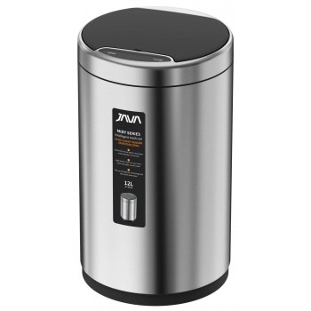 Мусорное ведро сенсорное JAVA S-882-12L матовое (12л) Мусорное ведро сенсорное JAVA S-882-12L матовое (12л)