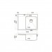 Мойка кухонная с крылом OMOIKIRI Akisame 65-LG-R 4973084 светлое золото Мойка кухонная с крылом OMOIKIRI Akisame 65-LG-R 4973084 светлое золото
