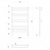 Полотенцесушитель электрический Lemark Linara LM04910Z П10 500x900, диммер справа, хром Полотенцесушитель электрический Lemark Linara LM04910Z П10 500x900, диммер справа, хром