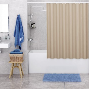 Шторка для ванной Wasserkraft Oder SC-30603 бежевая (240х200)