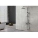 Душевая система с термостатом и изливом Lemark Bronx LM3772GM графит