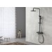 Душевая система с термостатом и изливом Lemark Bronx LM3772BL черная Душевая система с термостатом и изливом Lemark Bronx LM3772BL черная