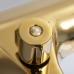 Смеситель для ванны с коротким изливом Wasserkraft Sauer 7101 золото
