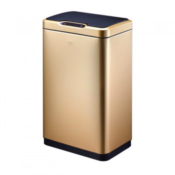 Мусорное ведро сенсорное EKO MIRAGE EK9278 BP-50L-CG золотая шампань (50л)