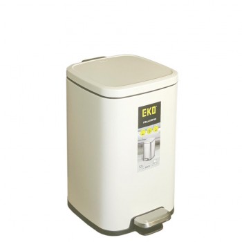 Мусорное ведро c педалью EKO STELLA EK9384 P-12L-BE бежевое (12л) Мусорное ведро c педалью EKO STELLA EK9384 P-12L-BE бежевое (12л)