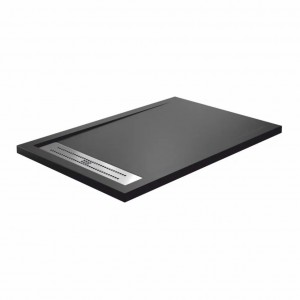 Душевой поддон Wasserkraft Abens 20T36 140х90 см, искусственный камень, черный