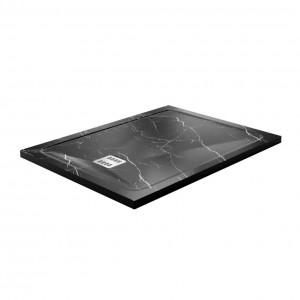 Душевой поддон Wasserkraft Neime 19T07 120х90 см, искусственный камень, черный мрамор