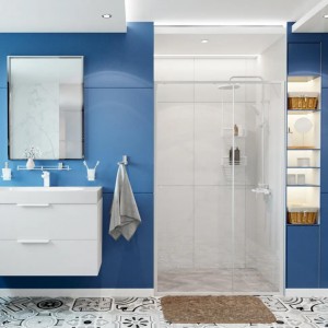 WasserKRAFT Rhin 44S05 душевая дверь 120 см, раздвижная