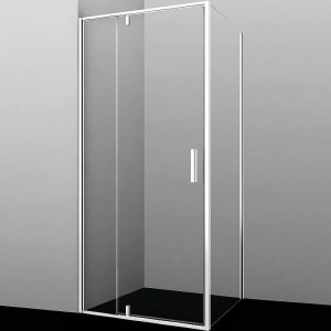 Душевой угол WasserKRAFT Neime 90x90 19P03 стекло прозрачное профиль белый