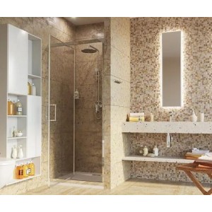 WasserKRAFT Salm 27I04 душевая дверь 90х200 см, поворотно-складная