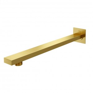 WasserKRAFT Aisch A180 настенный верхний излив для душа, матовое золото