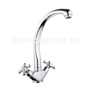 Смеситель для кухни Gappo двухвентильный хром (G4145)