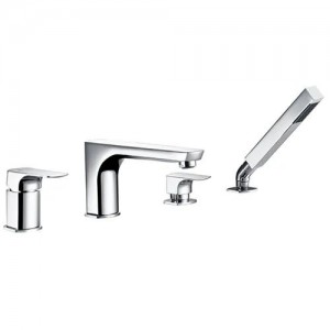 WasserKRAFT Salm 2755 смеситель на борт ванны, хром
