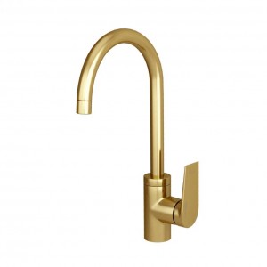 WasserKRAFT Aisch 5507 смеситель для кухни, матовое золото