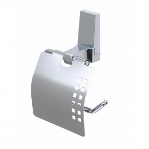 WasserKRAFT Lopau K-6025 бумагодержатель с крышкой, хром