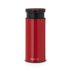 Brabantia 106989 диспенсер для жидкого мыла, 9.5*6.5*16.4см, пламенно-красный
