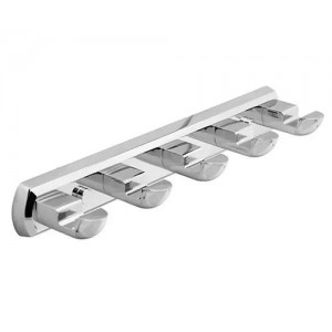 WasserKRAFT Kammel К-8375 планка, 5 крючков, хром