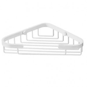 WasserKRAFT K-733WHITE полка металлическая угловая, белая