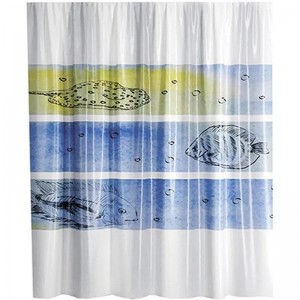 Штора на ванну WasserKRAFT Inn 180х200 SC-43101 Море