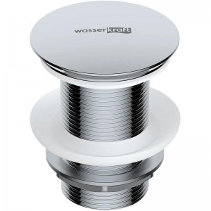 Донный клапан WasserKRAFT A244 Click-Clack хром