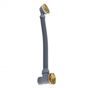 WasserKRAFT Sauer A206 слив-перелив для ванны, глянцевое золото