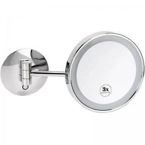 Косметическое зеркало Bemeta Cosmetic mirrors арт 116201772 с подсветкой с увеличением Хром