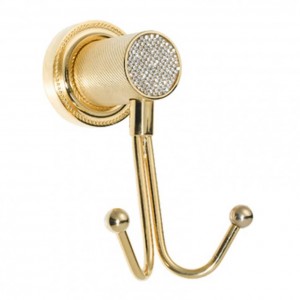 Крючок Boheme Royal Cristal 10926-G двойной, золото