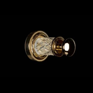 Крючок Boheme Murano Crystal 10906-CRST-G одинарный золото