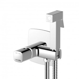 Встраиваемый смеситель для душа с гигиенической лейкой WasserKRAFT Naab 8600 (8638), хром