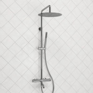 Душевая система с термостатическим смесителем WasserKRAFT  (A188.116.137.087.CH Thermo), хром