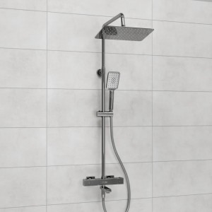 Душевая система с термостатическим смесителем WasserKRAFT  (A199.069.126.087.CH Thermo), хром