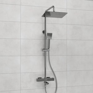 Душевая система с термостатическим смесителем WasserKRAFT  (A199.069.141.087.CH Thermo), хром