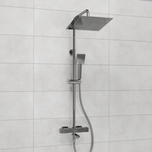 Душевая система с термостатическим смесителем WasserKRAFT  (A199.118.141.087.CH Thermo), хром