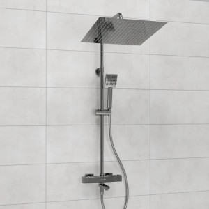 Душевая система с термостатическим смесителем WasserKRAFT  (A199.119.141.087.CH Thermo), хром