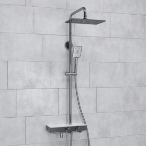 Душевая система с термостатическим смесителем WasserKRAFT Aller 1060WHITE (A113.069.126.CH Thermo), хром