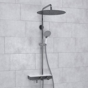 Душевая система с термостатическим смесителем WasserKRAFT Aller 1060WHITE (A113.117.058.CH Thermo), хром