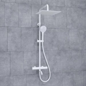 Душевая система с термостатическим смесителем WasserKRAFT Mindel 8500 (A188.163.155.WM Thermo), белый