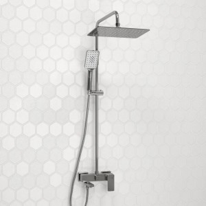 Душевая система со смесителем WasserKRAFT  (A177.069.126.010.CH), хром