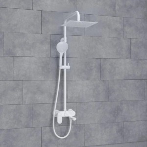Душевая система со смесителем WasserKRAFT Mindel 8500 (A185.254.155.WM), белый