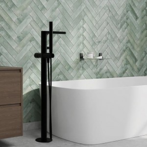 Напольный смеситель для ванны WasserKRAFT Fulda 5200 (5221), черный