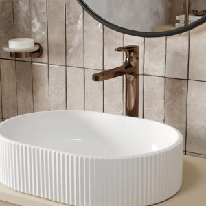 Смеситель для раковины WasserKRAFT Asphe 7700 (7703H), розовое золото