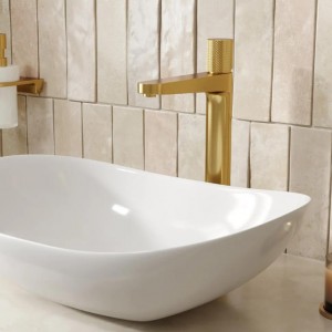 Смеситель для умывальника WasserKRAFT Schunter 8200 (8203H), матовое золото