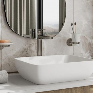 Смеситель для умывальника WasserKRAFT Spree 1400 (1403H), никель